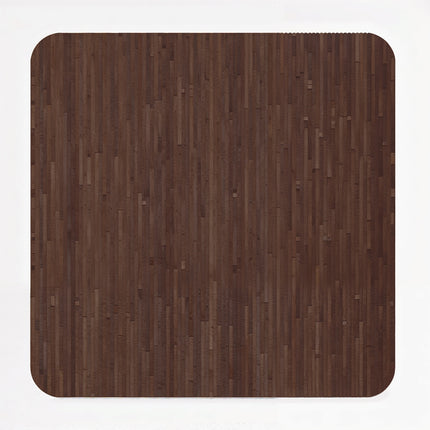 Fronten Muster - Holz Fein sample showing dark fine wood texture with vertical grain pattern and smooth finish.
