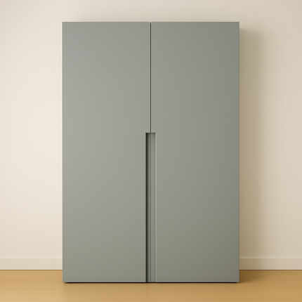 Komplettes Kleiderschrank Set - 100 x 37 x 200 cm - Modern - Matt - Mit Seitenverkleidung