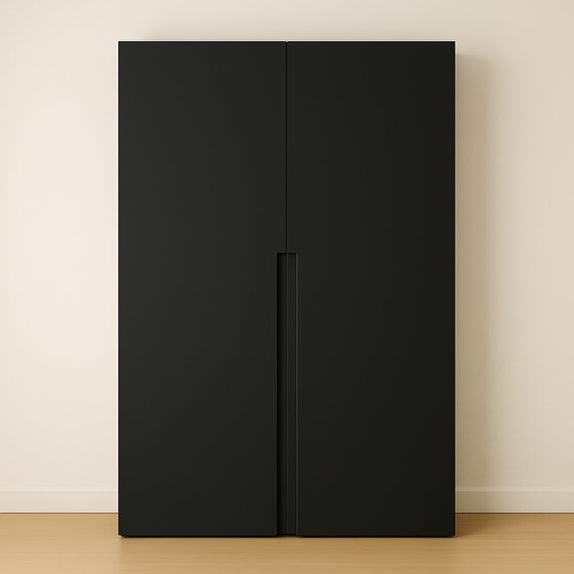 Komplettes Kleiderschrank Set - 100 x 37 x 200 cm - Modern - Matt - Mit Seitenverkleidung