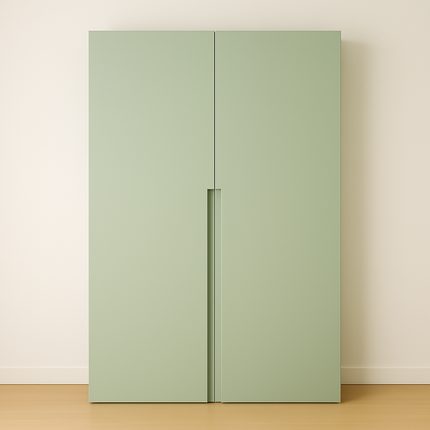 Komplettes Kleiderschrank Set - 100 x 37 x 200 cm - Modern - Matt - Mit Seitenverkleidung