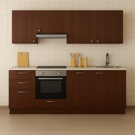 Komplettes Küchenfronten Set - 3,5 m² - Standard - Holz Fein