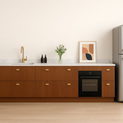 Komplett Küchen Set - 20 m² - Standard - Holz Fein