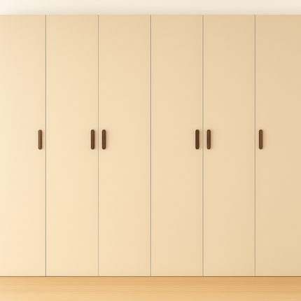 Komplettes Kleiderschrank Set - 300 x 58 x 236 cm - Iconic - Matt - Mit Seitenverkleidung
