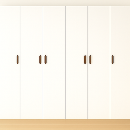 Komplettes Kleiderschrank Set - 300 x 58 x 236 cm - Iconic - Matt - Mit Seitenverkleidung