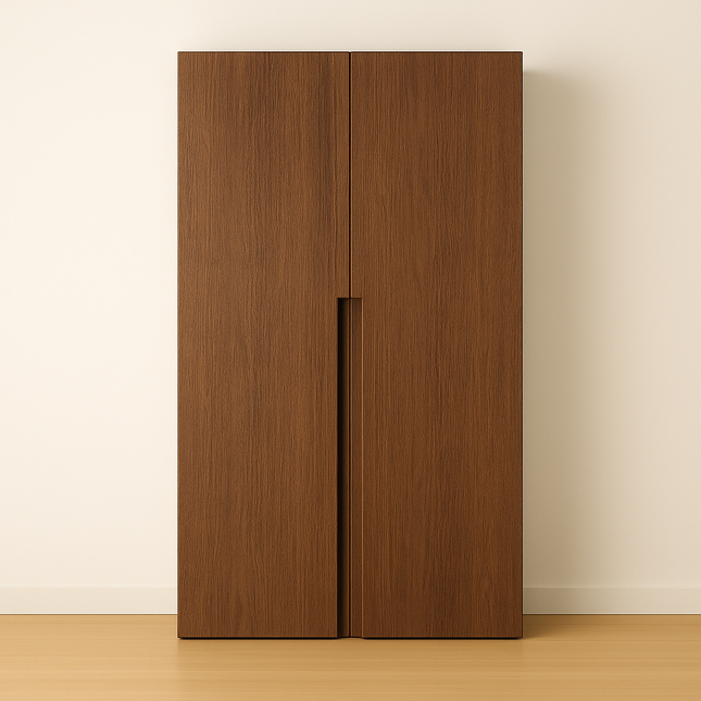 Komplettes Kleiderschrank Fronten Set - 75 x 37 x 200 cm - Modern - Holz Fein - Mit Seitenverkleidung