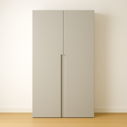 Komplettes Kleiderschrank Set - 100 x 37 x 200 cm - Modern - Matt - Mit Seitenverkleidung