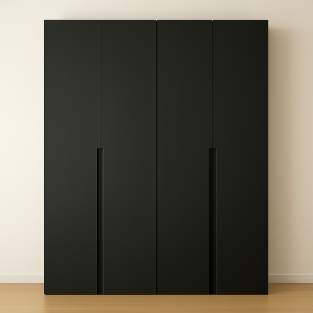 Komplettes Kleiderschrank Fronten Set - 200 x 37 x 200 cm - Modern - Matt - Mit Seitenverkleidung