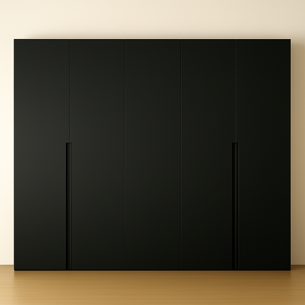 Komplettes Kleiderschrankfronten Set - 250 x 60 x 236 cm - Modern - Matt - Mit Seitenverkleidung