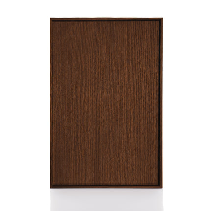 Schmale Küchenfront aus Kastanie Braun Holz für IKEA Metod Schränke mit feiner Maserung. - NovaFronten - Küchen Fronten Konfigurator - Rahmen (schmal) - Holz Fein