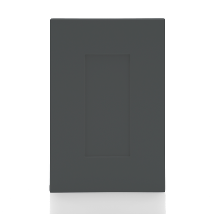 Matt schwarze IKEA Metod Küchenfront mit einfachem Rahmen design. - NovaFronten - Küchen Fronten Konfigurator - Rahmen (normal) - Matt