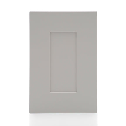 Mattgraue IKEA Metod Küchenfront mit gerahmtem Design und mittiger Vertiefung. - NovaFronten - Küchen Fronten Konfigurator - Rahmen (normal) - Matt