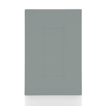 Mattgraue Küchenfront mit Rahmen, kompatibel mit IKEA Metod Küchenfronten. - NovaFronten - Küchen Fronten Konfigurator - Rahmen (normal) - Matt