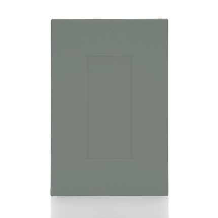 Matt grüne IKEA Metod Küchenfront mit normalem Rahmen in Eukaliptus Farbe. - NovaFronten - Küchen Fronten Konfigurator - Rahmen (normal) - Matt