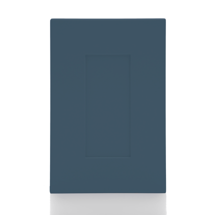Mattblaue IKEA Metod Küchenfront mit Rahmen in modernem Design. - NovaFronten - Küchen Fronten Konfigurator - Rahmen (normal) - Matt