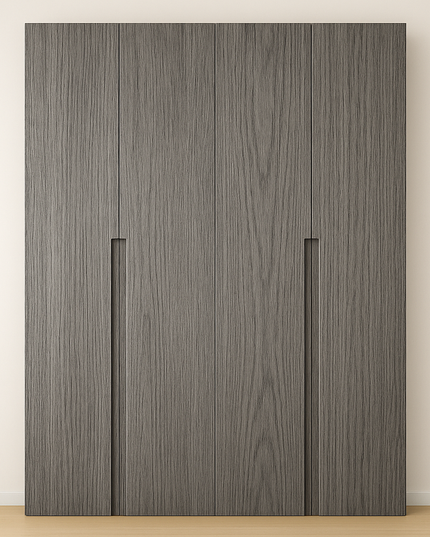 Schrank Fronten Konfigurator - Modern (inkl. Komplettgriff) - Holz Fein