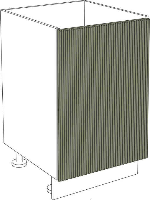 IKEA Metod Küchenfront grün linierte matte Tür für links oder rechts montierbar. - NovaFronten - Küchen Fronten - Liniert - Matt - Türen (links/rechts)