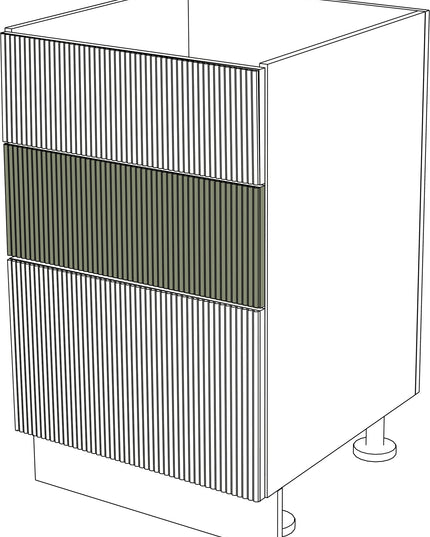 METOD Küche Front - Liniert - Matt - Schubladen
