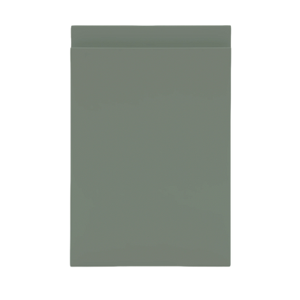 Mattgrüne IKEA Metod Küchenfront mit integriertem Komplettgriff, modernes Design. - NovaFronten - Küchen Fronten Konfigurator - Modern (inkl. Komplettgriff) - Matt