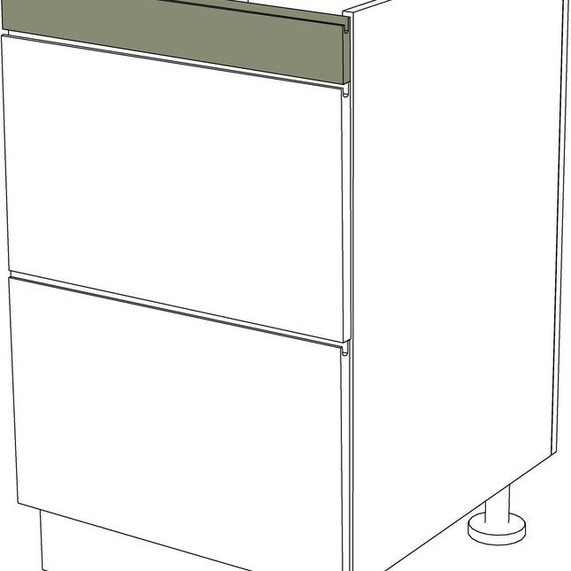 IKEA Metod Küchenfronten Schublade modern Holz Rustikal grün 40x10 cm. - NovaFronten - Küchen Fronten - Modern - Holz Rustikal - Schubladen