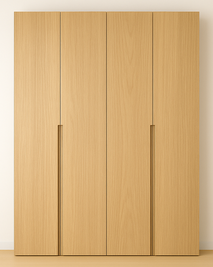 Schrank Fronten Konfigurator - Modern (inkl. Komplettgriff) - Holz Fein