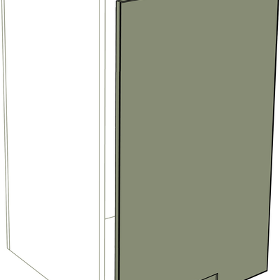 IKEA Metod Küchen Front Matt Fronten Obere Tür Rechts Grau 30x80 cm. - NovaFronten - Küchen Fronten - Iconic - Matt - Obere Türen (rechts)