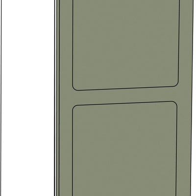 Schrank Fronten - Rahmen (oval) - Matt - Türen (rechts)