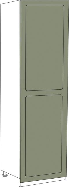 Schrank Fronten - Rahmen (oval) - Matt - Türen Erweiterungen + 5,5 cm (rechts)