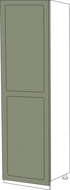 Schrank Fronten - Rahmen (oval) - Matt - Türen (links)