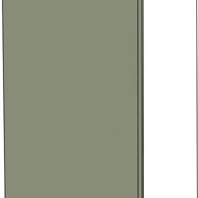 Schrank Fronten - Standard - Matt - Türen Erweiterungen + 5,5 cm (links)