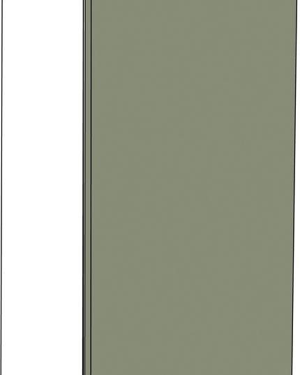 Schrank Fronten - Standard - Matt - Türen Erweiterungen + 5,5 cm (rechts)