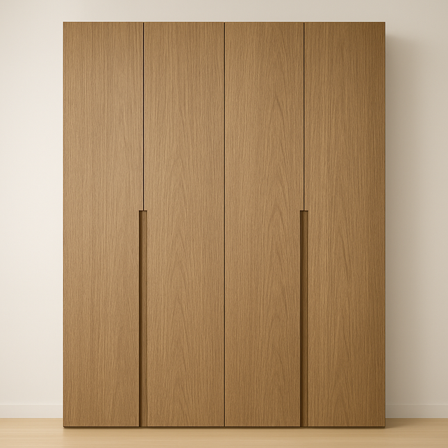 Schrank Fronten Konfigurator - Modern (inkl. Komplettgriff) - Holz Fein