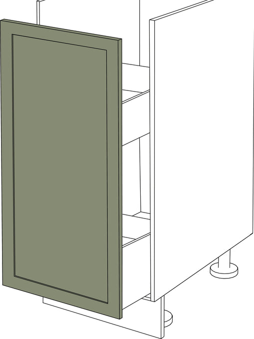 Küchen Fronten - Rahmen (normal) - Matt - Unterschrank ausziehbar