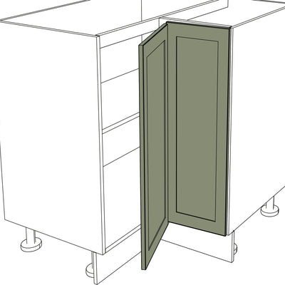 METOD Küchen Fronten - Rahmen (normal) - Holz Fein - Klappbare Ecktüren (rechts) - Bild 1