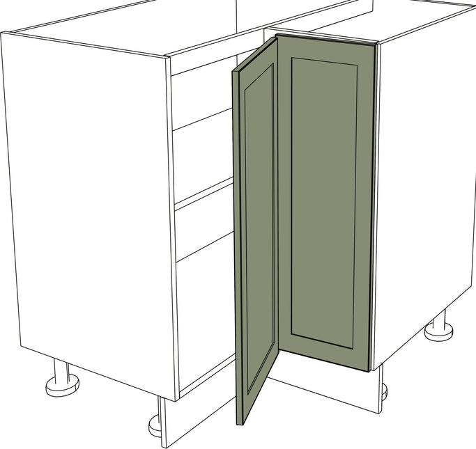 METOD Küchen Fronten - Rahmen (normal) - Holz Fein - Klappbare Ecktüren (rechts) - Bild 1