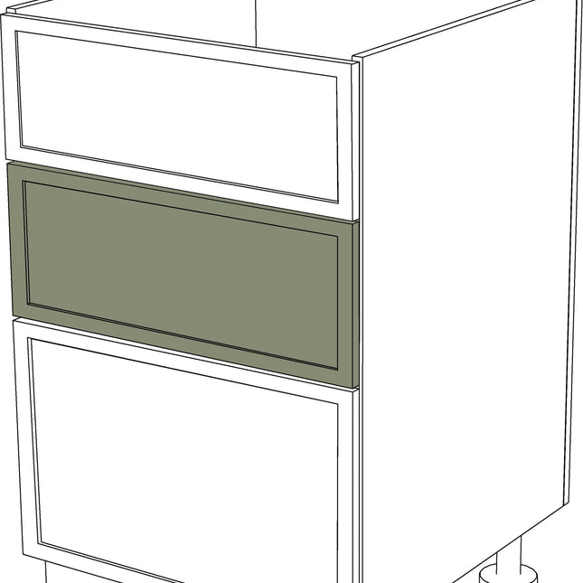 IKEA Metod Küchen Schubladen Fronten Rahmen matt grau Mittelstück. - NovaFronten - Küchen Fronten - Rahmen (normal) - Matt - Schubladen