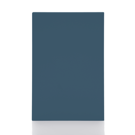 Matt lackierte IKEA Metod Küchenfront in Blau/Grau ohne Griff. - NovaFronten - Küchen Fronten Konfigurator - Standard - Matt