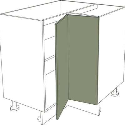 IKEA Metod Küchen Fronten 25x80 cm klappbare rechte Ecktür Holz fein lackiert. - NovaFronten - Küchen Fronten - Standard - Holz Fein - Klappbare Ecktüren (rechts)